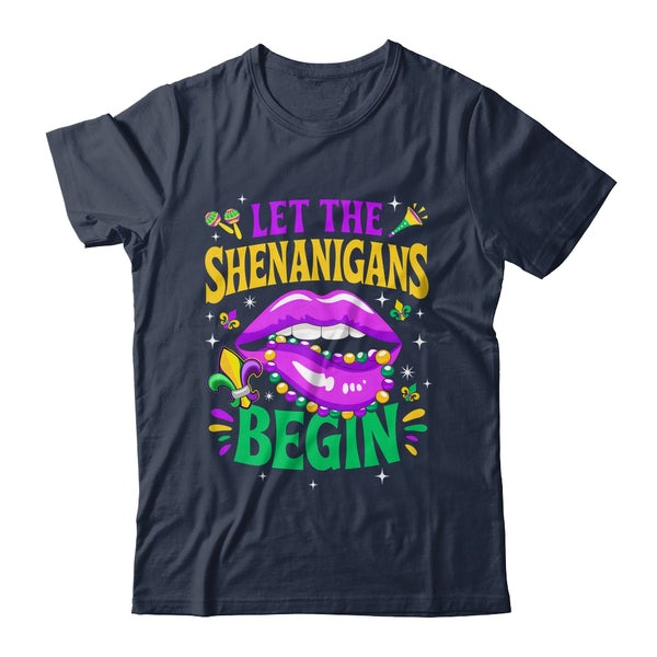 Let The Shenanigans Begin Mardi Gras Kiss Lips Women Shirt Tank Top Classic T Shirt Navy 600x.jpg