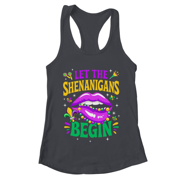 Let The Shenanigans Begin Mardi Gras Kiss Lips Women Shirt Tank Top Women s Ideal Racerback Tank Black 600x.jpg