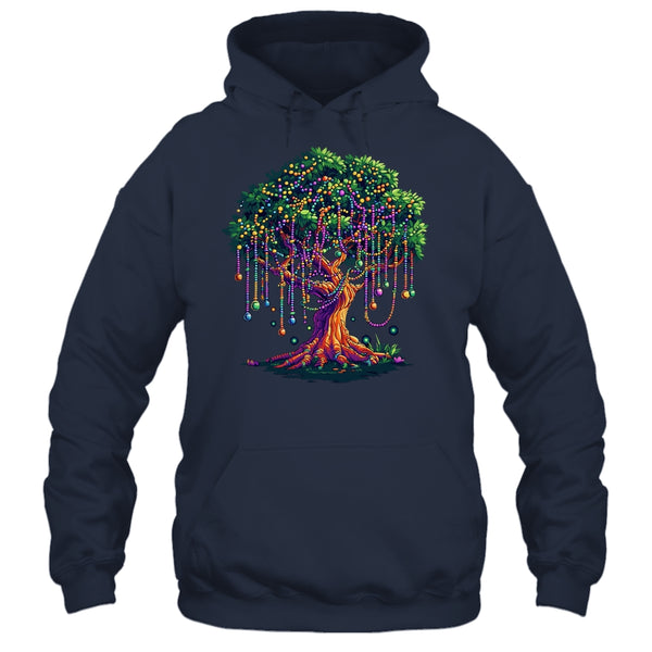 Mardi Gras Tree Beads Costume 2025 Carnival Men Women Kids Shirt Hoodie Pullover Hoodie Navy 600x.jpg