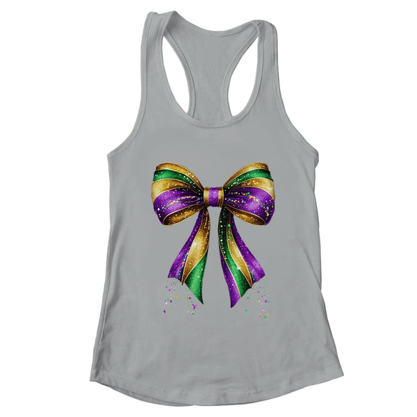 Mardi Gras Coquette Bow Louisiana New Orleans Carnival Shirt Tank Top Women s Ideal Racerback Tank Heather Grey 600x.jpg