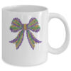 Coquette Bow Mardi Gras Festival Carnival Beads Girls Women Mug 11oz Mug White back 600x.jpg