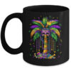 Mardi Gras Palm Tree Hawaiian Tropical Party Men Women Mug 11oz Mug Black front 600x.jpg