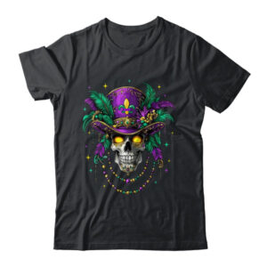 Mardi Gras Costume Sugar Skull Carnival New Orleans Trip Shirt Tank Top Classic T Shirt Black 600x.jpg