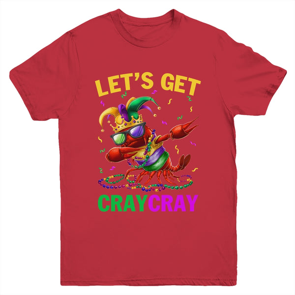 Dabbing Crawfish Costume Kids Boys Men Mardi Gras Carnival Youth Shirt Youth T Shirt Red 600x.jpg