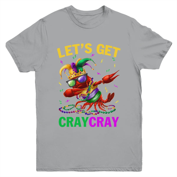 Dabbing Crawfish Costume Kids Boys Men Mardi Gras Carnival Youth Shirt Youth T Shirt Sport Grey 600x.jpg