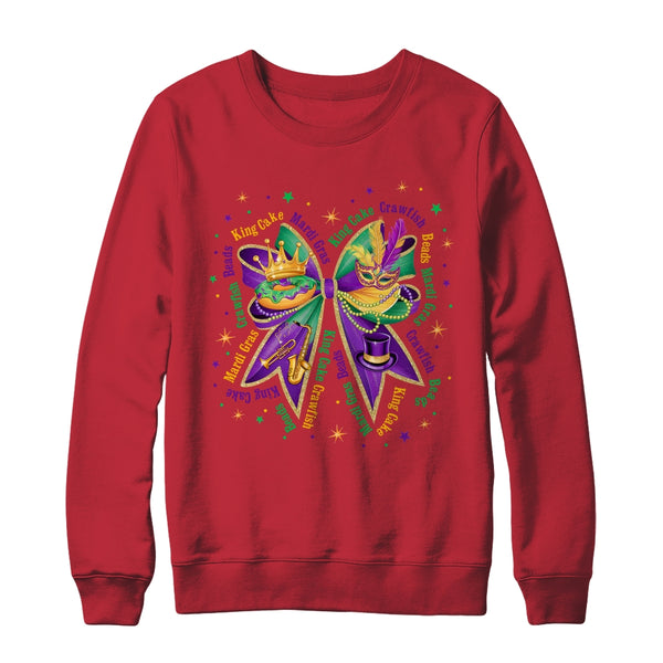 Mardi Gras Coquette Women Girls Louisiana Mardi Gras Vibes Shirt Sweatshirt Crewneck Sweatshirt Red 600x.jpg