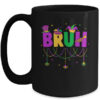 Bruh Mardi Gras Teens Boys Kids Costume Mardi Gras Funny Mug 15oz Mug Black front 600x.jpg