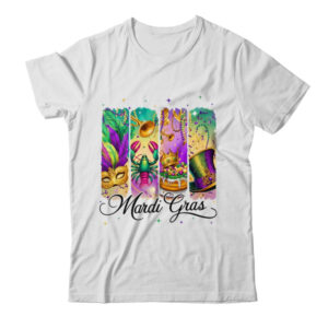 Retro Mardi Gras Coquette King Cake Louisiana Crawfish Shirt Sweatshirt Classic T Shirt White 600x.jpg