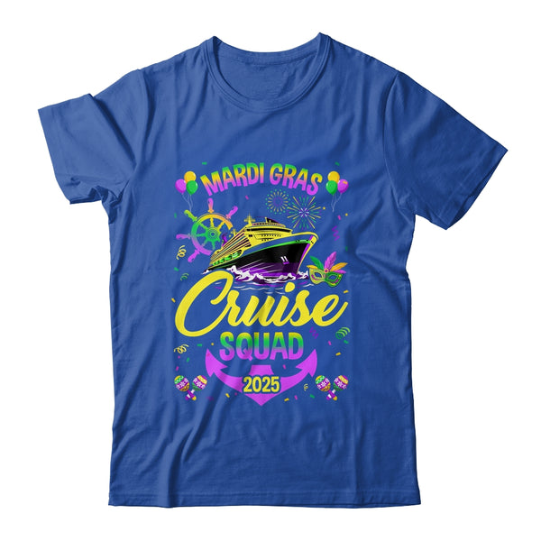 Mardi Gras Cruise Squad 2025 Family Matching Group Vacation Classic T Shirt Royal 600x.jpg