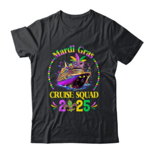 Mardi Gras Cruise 2025 Ship Family Matching Trip Costume Classic T Shirt Black 600x.jpg