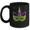 Mardi Gras Unicorn Party Costume Outfit Women Girl Kids Mug 11oz Mug Black front 600x.jpg
