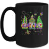 Mardi Gras Gnomes Funny Outfit Gnomies Squad Women Drinking Mug 15oz Mug Black front 600x.jpg
