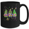 Mardi Gras Gnomes Funny Outfit Gnomies Squad Women Drinking Mug 15oz Mug Black back 600x.jpg