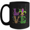I Love Mardi Gras For Matching Family Costume Men Women Mug 15oz Mug Black front 600x.jpg