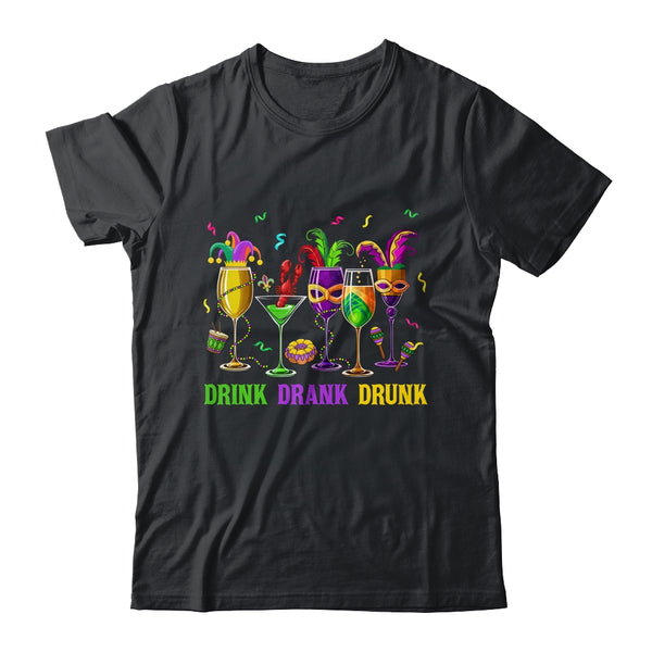 Mardi Gras Glass Of Wine Drinking Team Wine Festival Parade Classic T Shirt Black 600x.jpg