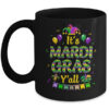 It s Mardi Gras Y all Outfit Mardi Gras Costume Beads Mug 11oz Mug Black front 600x.jpg