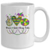 Peace Love King Cake Mardi Gras For Men Women Kids Mug 15oz Mug White back 600x.jpg