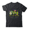 Peace Love King Cake Mardi Gras Men Women Kids Classic T Shirt Black 600x.jpg