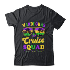 Mardi Gras Cruise Squad 2024 Matching Group Family Vacation Classic T Shirt Black 600x.jpg