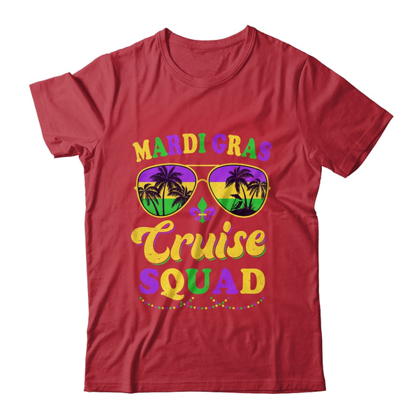 Mardi Gras Cruise Squad 2024 Matching Group Family Vacation Classic T Shirt Red 600x.jpg