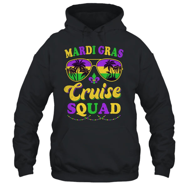 Mardi Gras Cruise Squad 2024 Matching Group Family Vacation Pullover Hoodie Black 600x.jpg