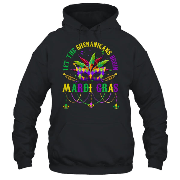 Let The Shenanigans Begin Mardi Gras Kids Men Women Pullover Hoodie Black 600x.jpg