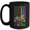 I Paused My Game To Be Here Video Game Beads Mardi Gras Mug 15oz Mug Black front 600x.jpg