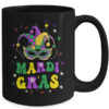 Groovy Mardi Gras Party Festival Kids Men Women Outfit Mug 15oz Mug Black back 600x.jpg