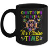 Countdown Is Over Its Cruise Time Funny Cruise Mardi Gras Mug 11oz Mug Black front 600x.jpg