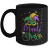 Mardi Gras Womens Girls Mask Beads New Orleans Party Mug 11oz Mug Black front 600x.jpg