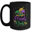 Mardi Gras Womens Girls Mask Beads New Orleans Party Mug 15oz Mug Black front 600x.jpg