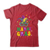 Groovy Mardi Gras Party Festival Kids Men Women Outfit Classic T Shirt Red 600x.jpg