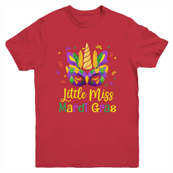 Cute Little Miss Mardi Gras Kids Girl Outfit Youth Youth T Shirt Red 600x.jpg