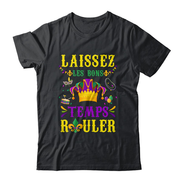 Mardi Gras Carnival Festival Laissez Les Bon Temps Rouler Classic T Shirt Black 600x.jpg