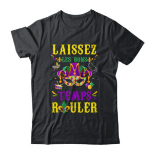 Laissez Les Bons Temps Rouler Mardi Gras Fat Tuesdays Women Classic T Shirt Black 600x.jpg