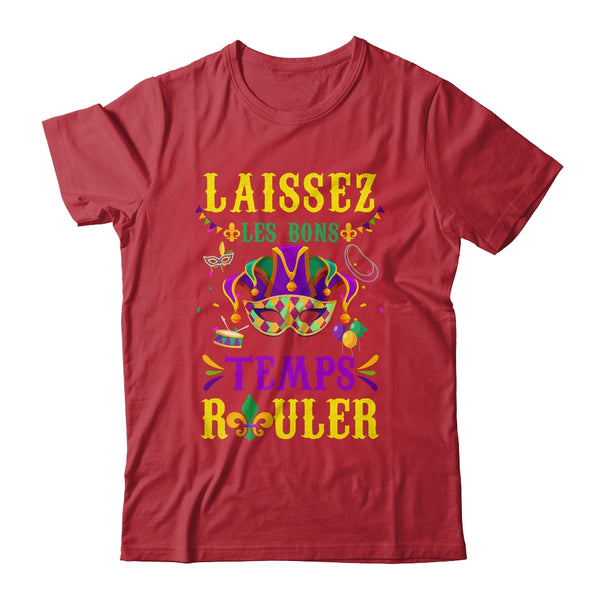 Laissez Les Bons Temps Rouler Mardi Gras Fat Tuesdays Women Classic T Shirt Red 600x.jpg