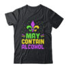 May Contain Alcohol Mardi Gras Party Classic T Shirt Black 600x.jpg