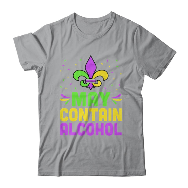 May Contain Alcohol Mardi Gras Party Classic T Shirt Sport Grey 600x.jpg