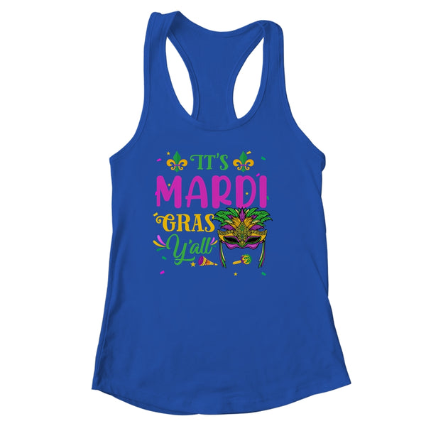 Its Mardi Gras Yall Mardi Gras Party Costume Women s Ideal Racerback Tank Royal 600x.jpg