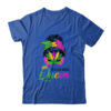 Mardi Gras Queen Carnival Costume Messy Bun Classic T Shirt Royal 600x.jpg