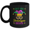 Mardi Gras Let The Shenanigans Begin Mug 11oz Mug Black front 600x.jpg