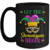 Mardi Gras Let The Shenanigans Begin Mug 15oz Mug Black front 600x.jpg