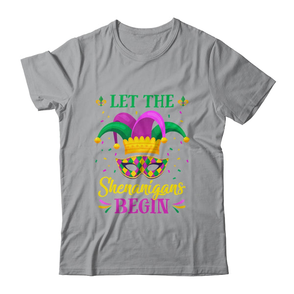 Mardi Gras Let The Shenanigans Begin Classic T Shirt Sport Grey 600x.jpg