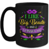 Mardi Gras 2022 I Like Big Beads And I Can Not Lie Mug 15oz Mug Black front 600x.jpg