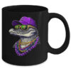 Mardigator Mardi Gras Alligator Costume Men Women Party 2025 Mug 11oz Mug Black back 600x.jpg
