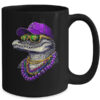 Mardigator Mardi Gras Alligator Costume Men Women Party 2025 Mug 15oz Mug Black back 600x.jpg