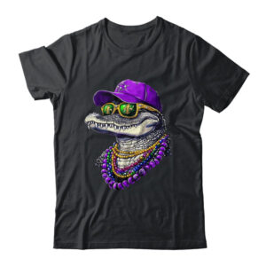 Mardigator Mardi Gras Alligator Costume Men Women Party 2025 Shirt Hoodie Classic T Shirt Black 600x.jpg