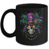 Mardi Gras Costume Sugar Skull Carnival New Orleans Trip Mug 11oz Mug Black front 600x.jpg