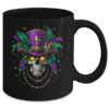 Mardi Gras Costume Sugar Skull Carnival New Orleans Trip Mug 11oz Mug Black back 600x.jpg