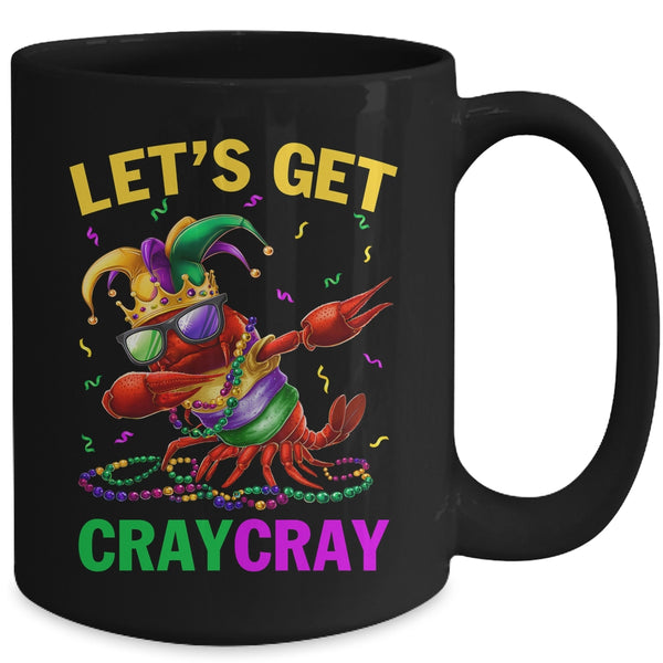 Dabbing Crawfish Costume Kids Boys Men Mardi Gras Carnival Mug 15oz Mug Black back 600x.jpg